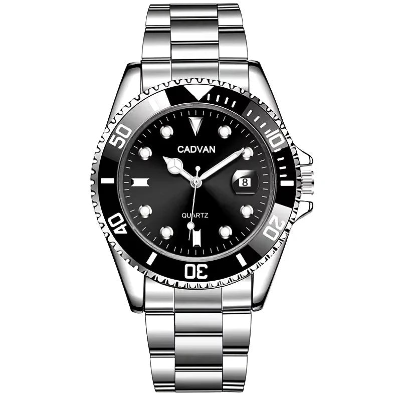 Relógio CADVAN Montre Homme de Aço Inox